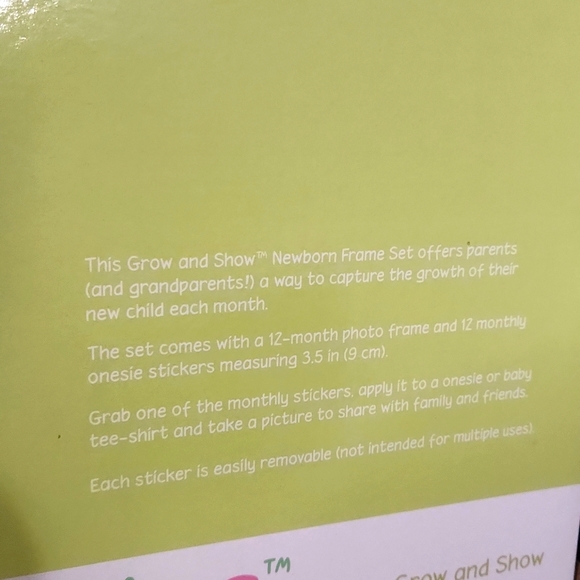 Tiny Miracles Birth thru 12 month Baby Photo Frame. NWT - Picture 6 of 8